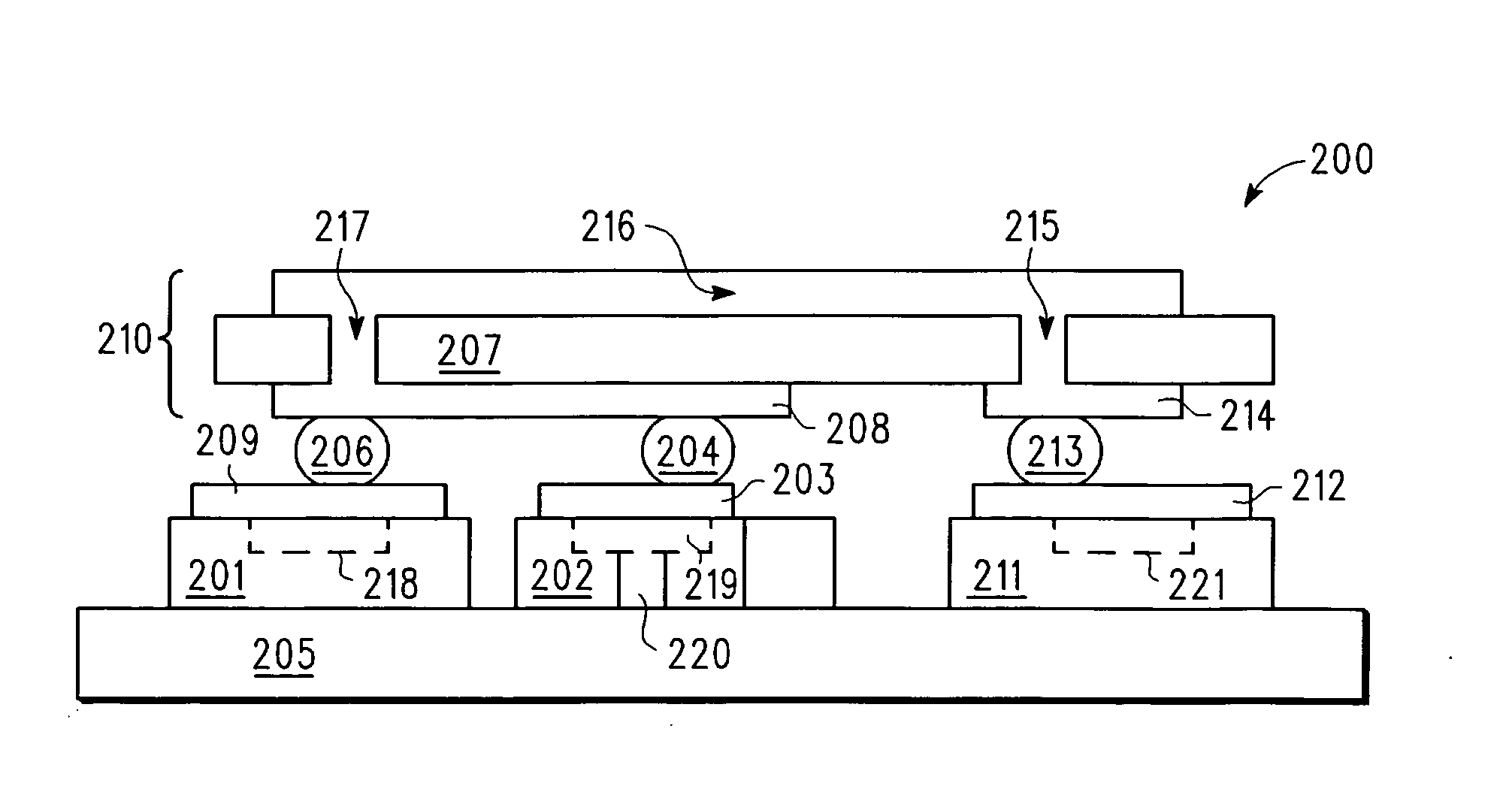 Integrated matching network and method for manufacturing integrated matching networks