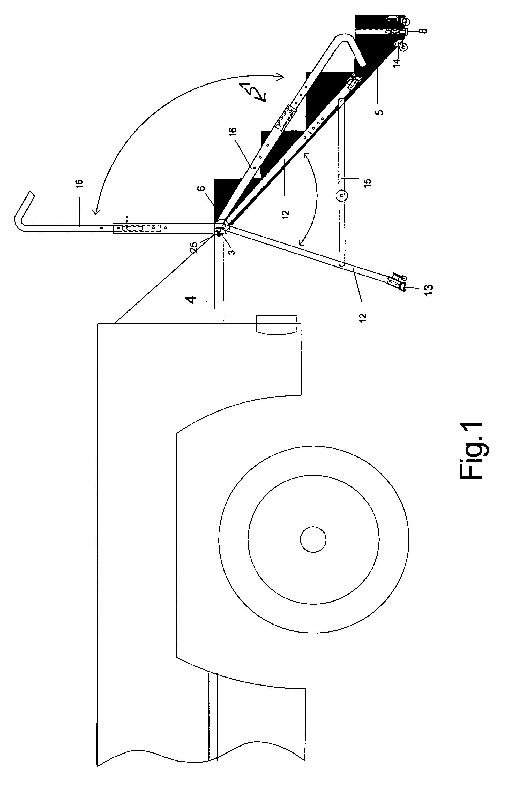 Compact truck tailgate and general purpose utility ladder