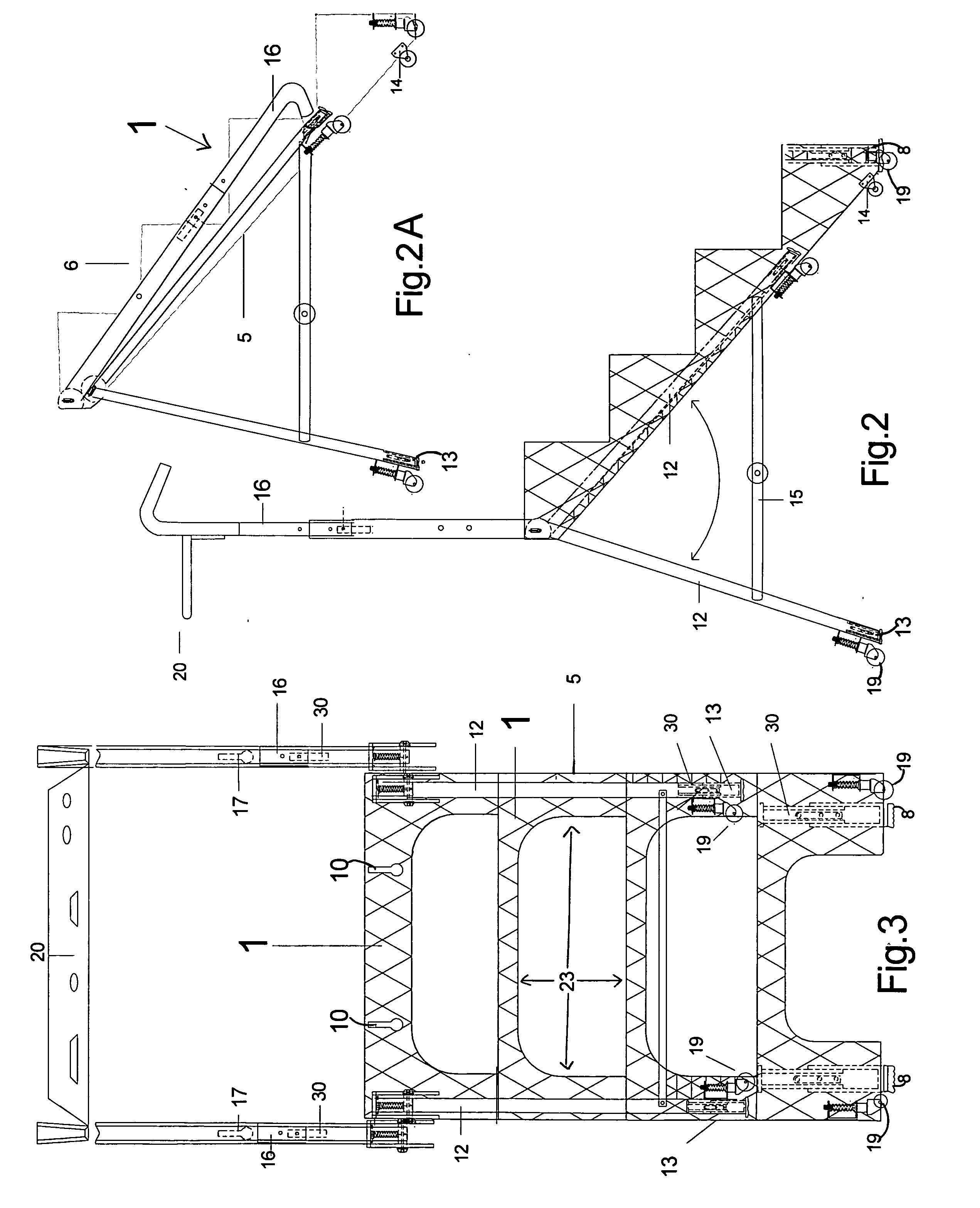 Compact truck tailgate and general purpose utility ladder