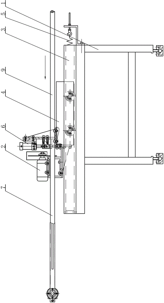 Full-automatic pipe cutting machine for production line