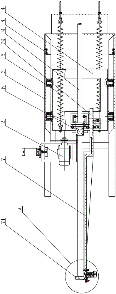 Full-automatic pipe cutting machine for production line