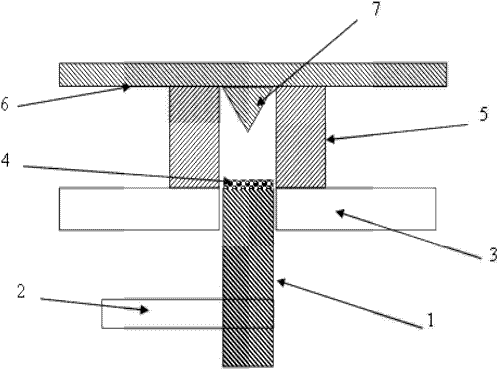 Reflection-type ultrasonic shot-peening strengthening device for inner hole surface