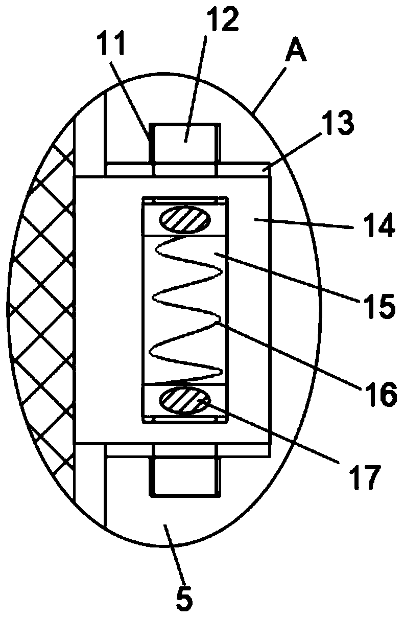 Raw material stone removing device for feed production