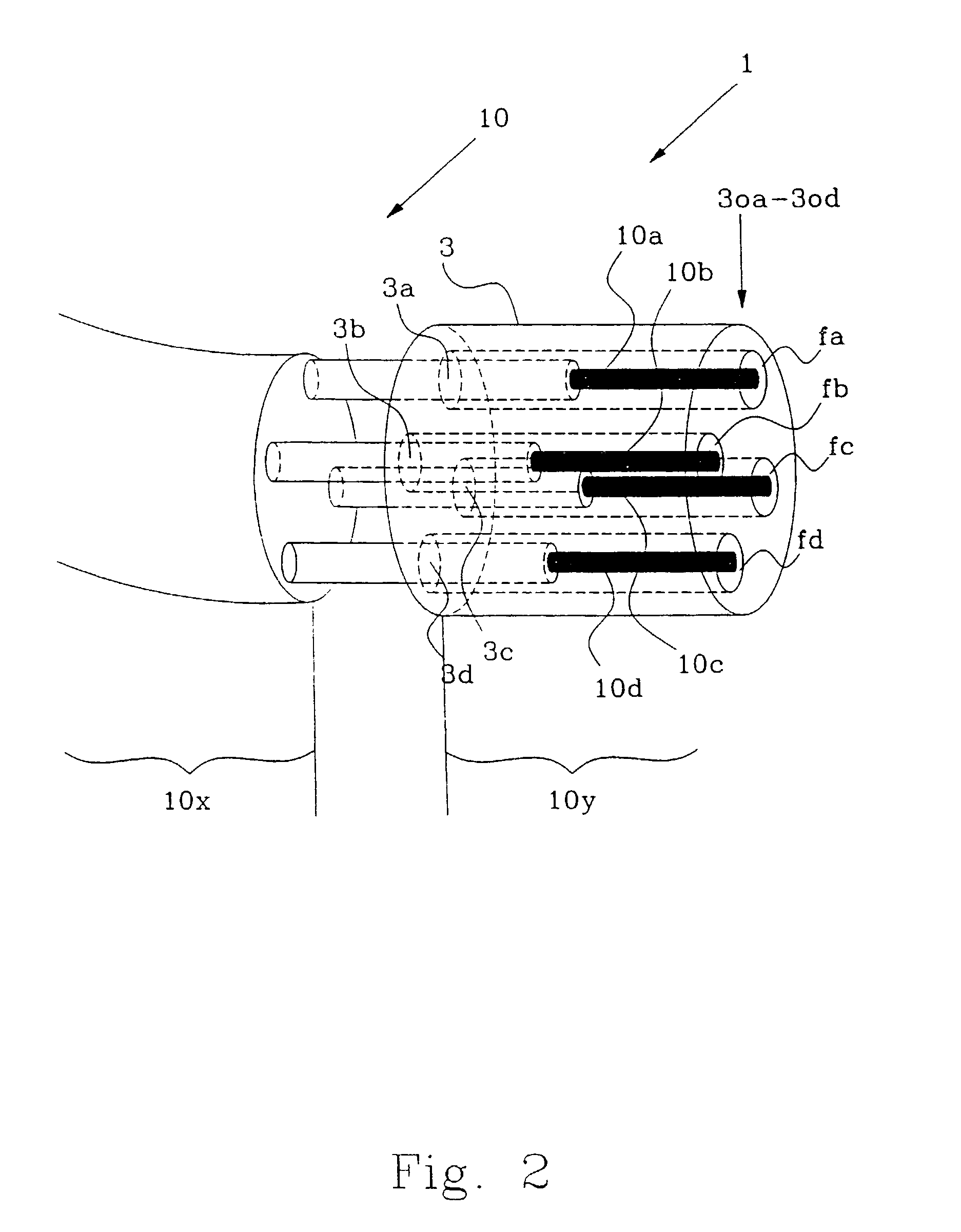 Cable connecting device