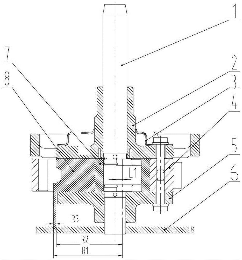 Pump body assembly of compressor