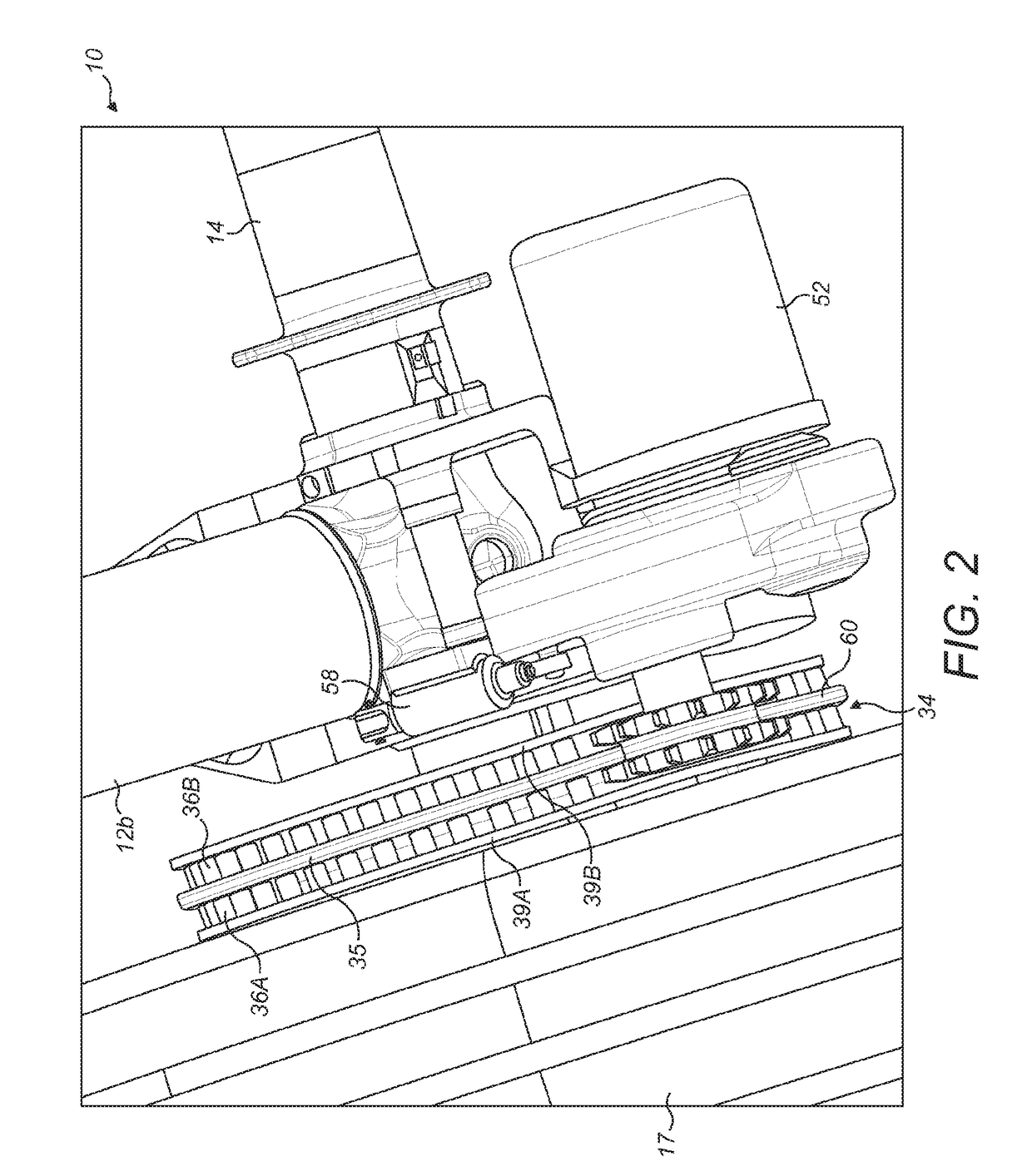 Roller gear for a drive system