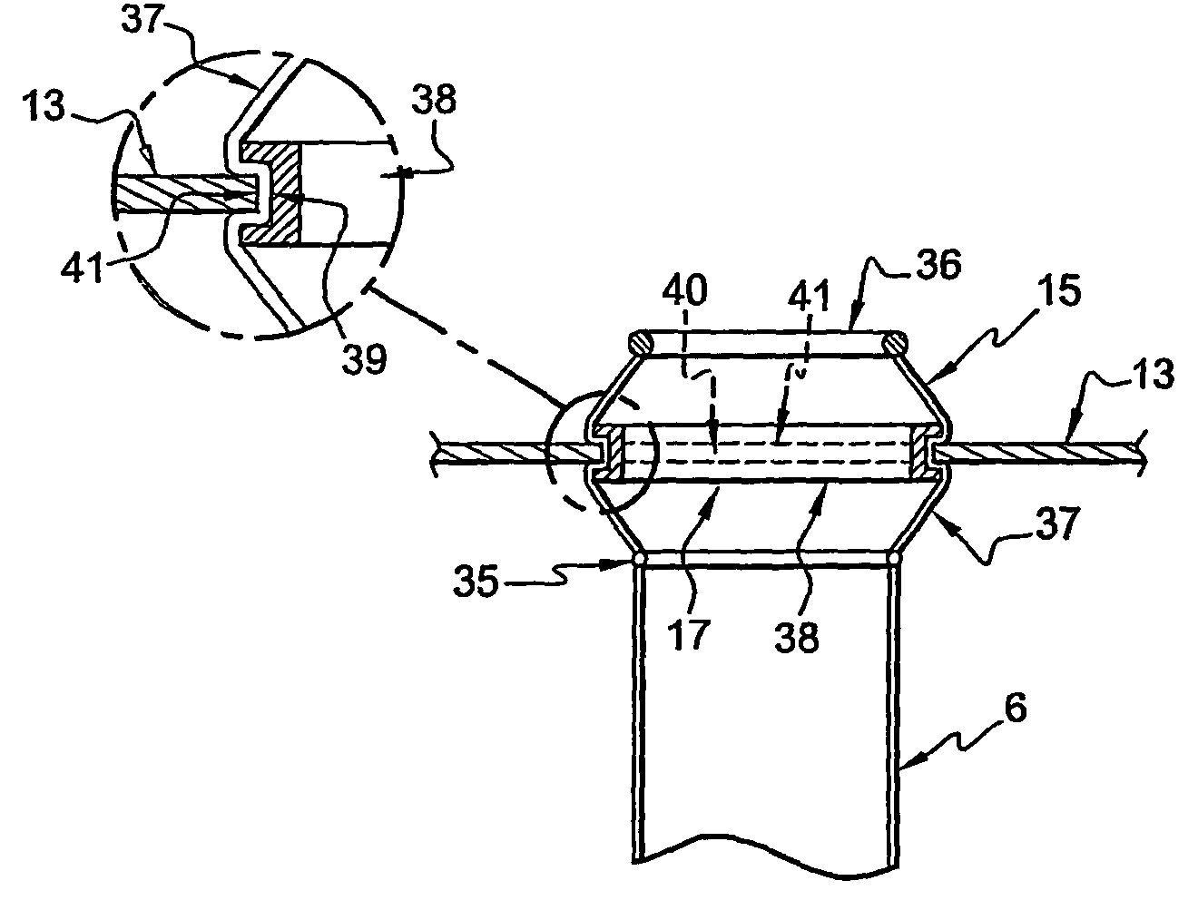 Air filtration units of the type comprising filtration bags