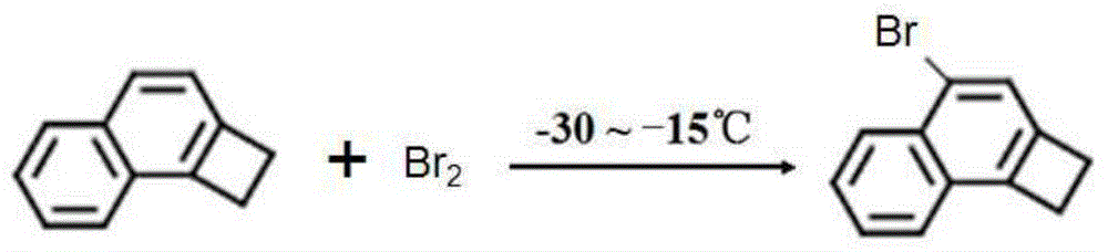 4-bromo-1,2-dihydrocyclobuteneo[alpha]naphthalene compound and preparation method thereof