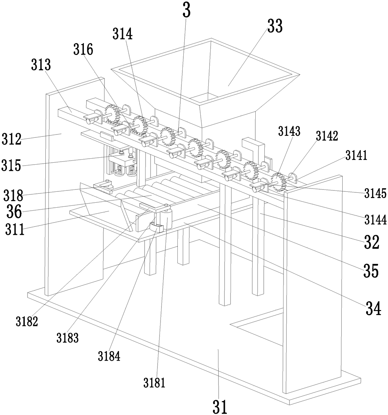 A smart meter automatic cleaning equipment