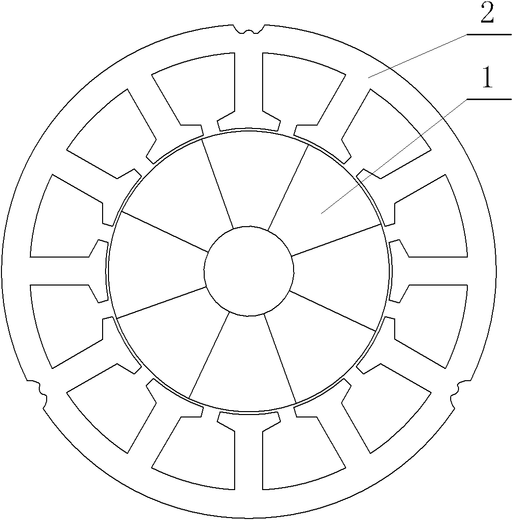 Novel inner rotor permanent magnet motor