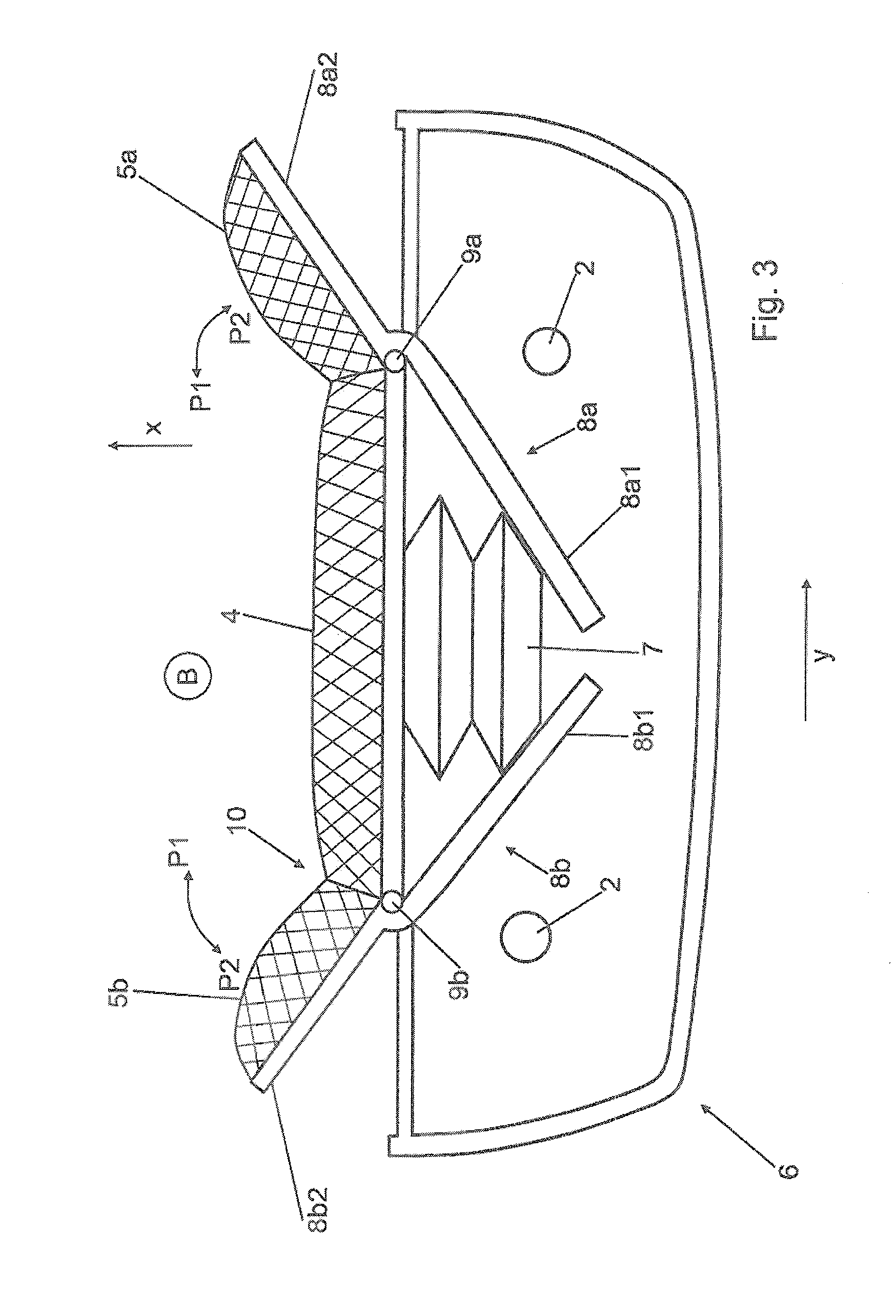 Head rest for motor vehicle seats