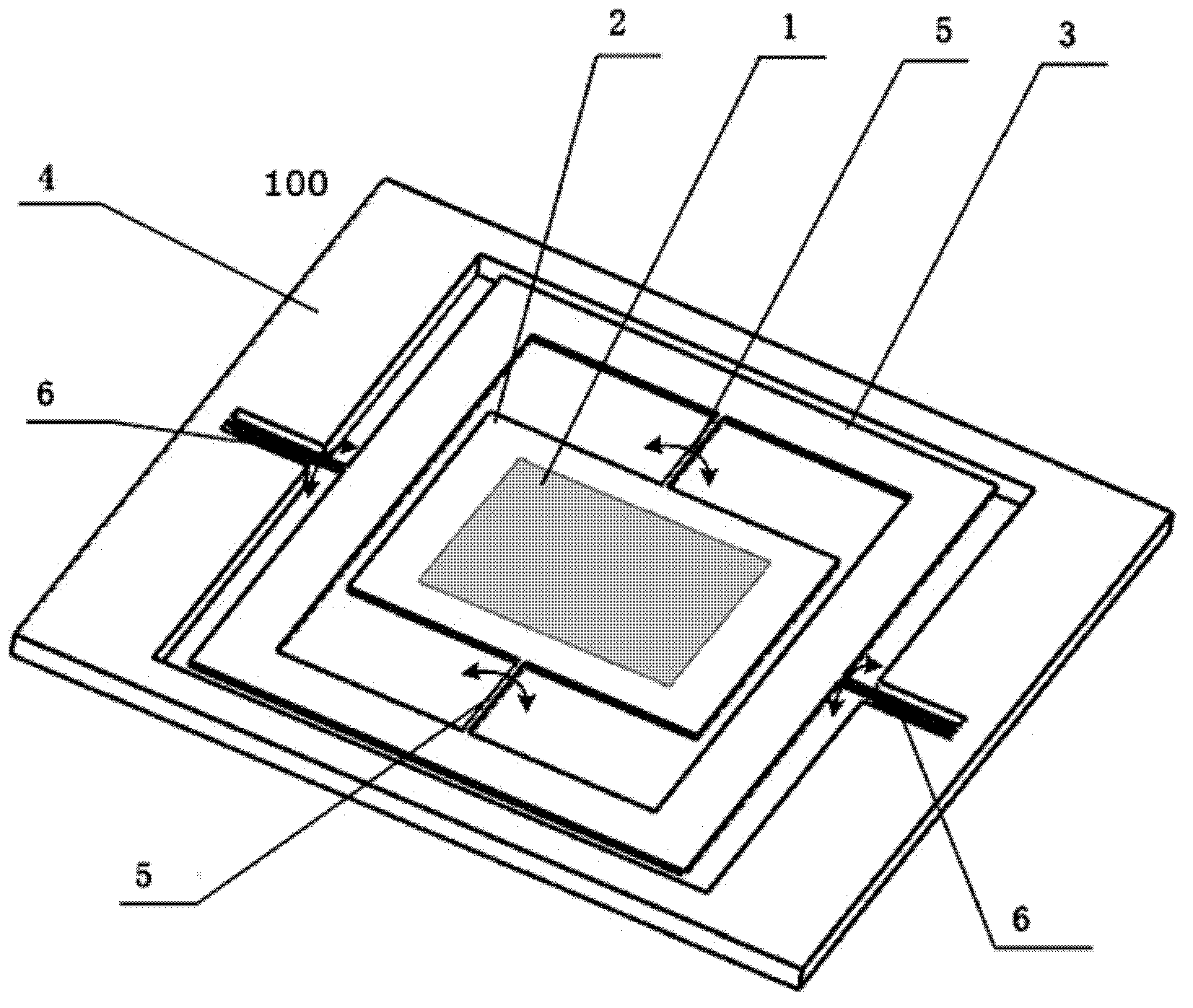 Electromagnetic-driven miniature two-dimensional scanning mirror device