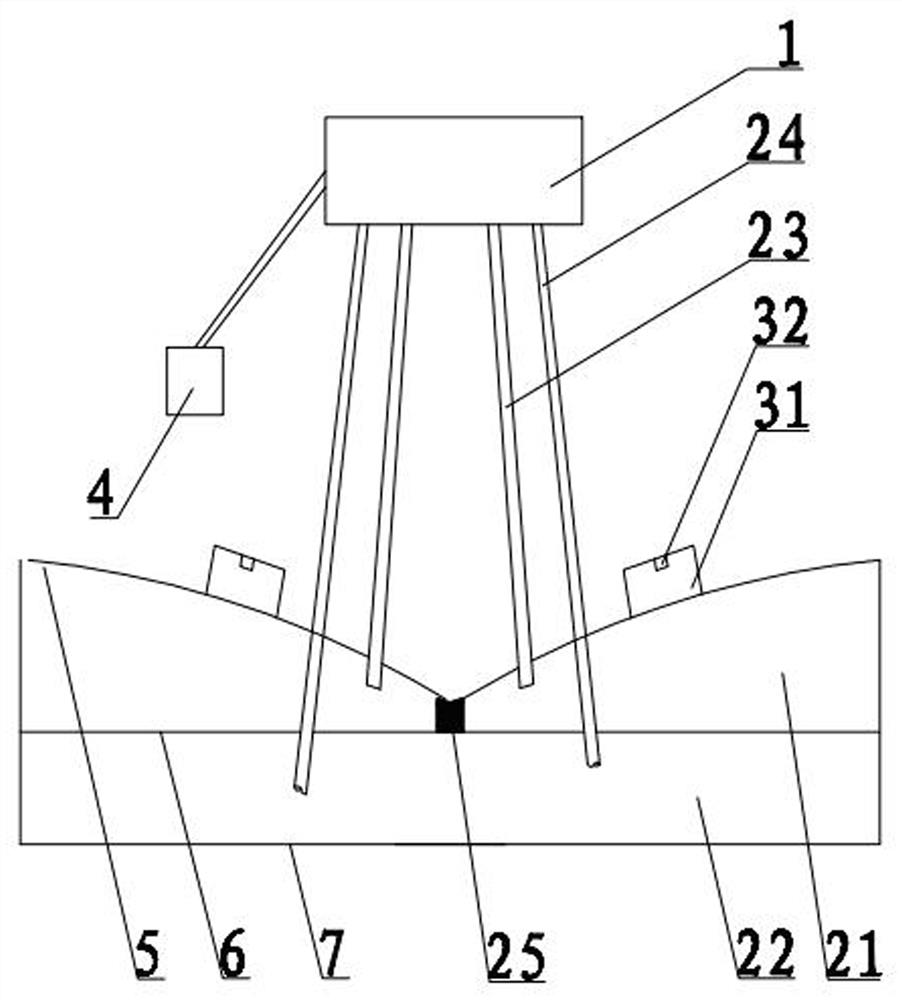 Intelligently controlled lower extremity arterial catheterization multifunctional nursing device after thrombolysis