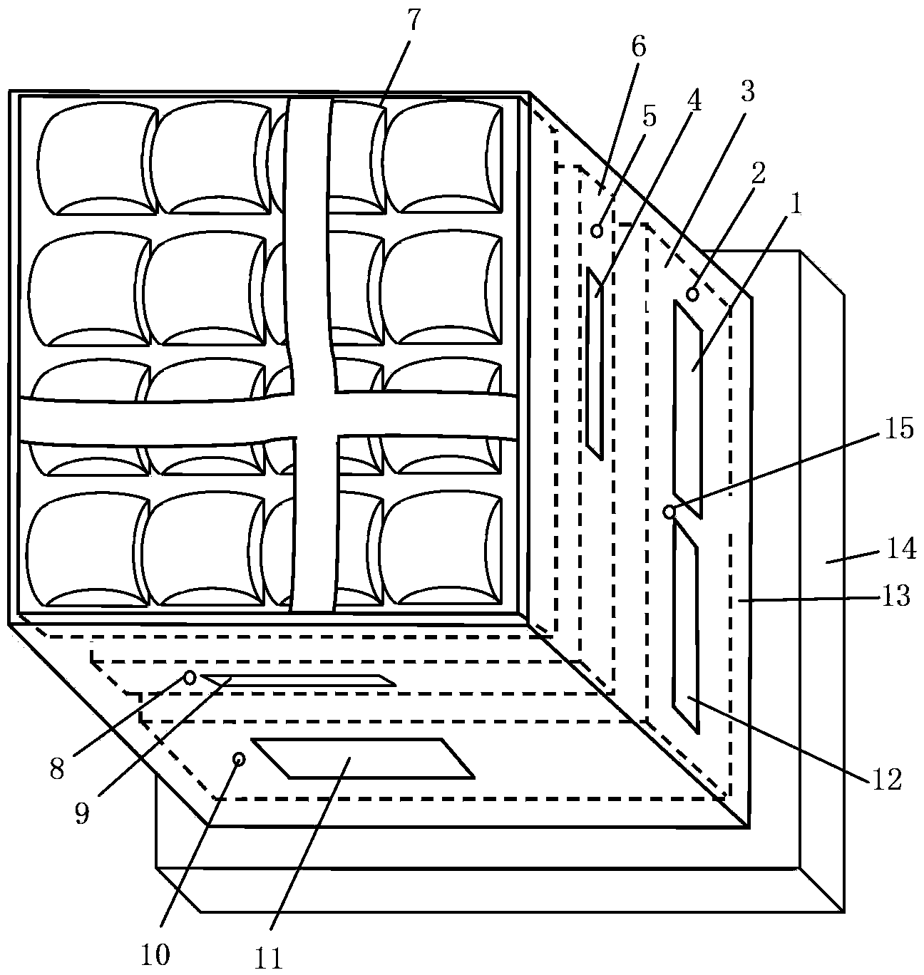 Infrared image and wave front dual mode integrated imaging detection chip