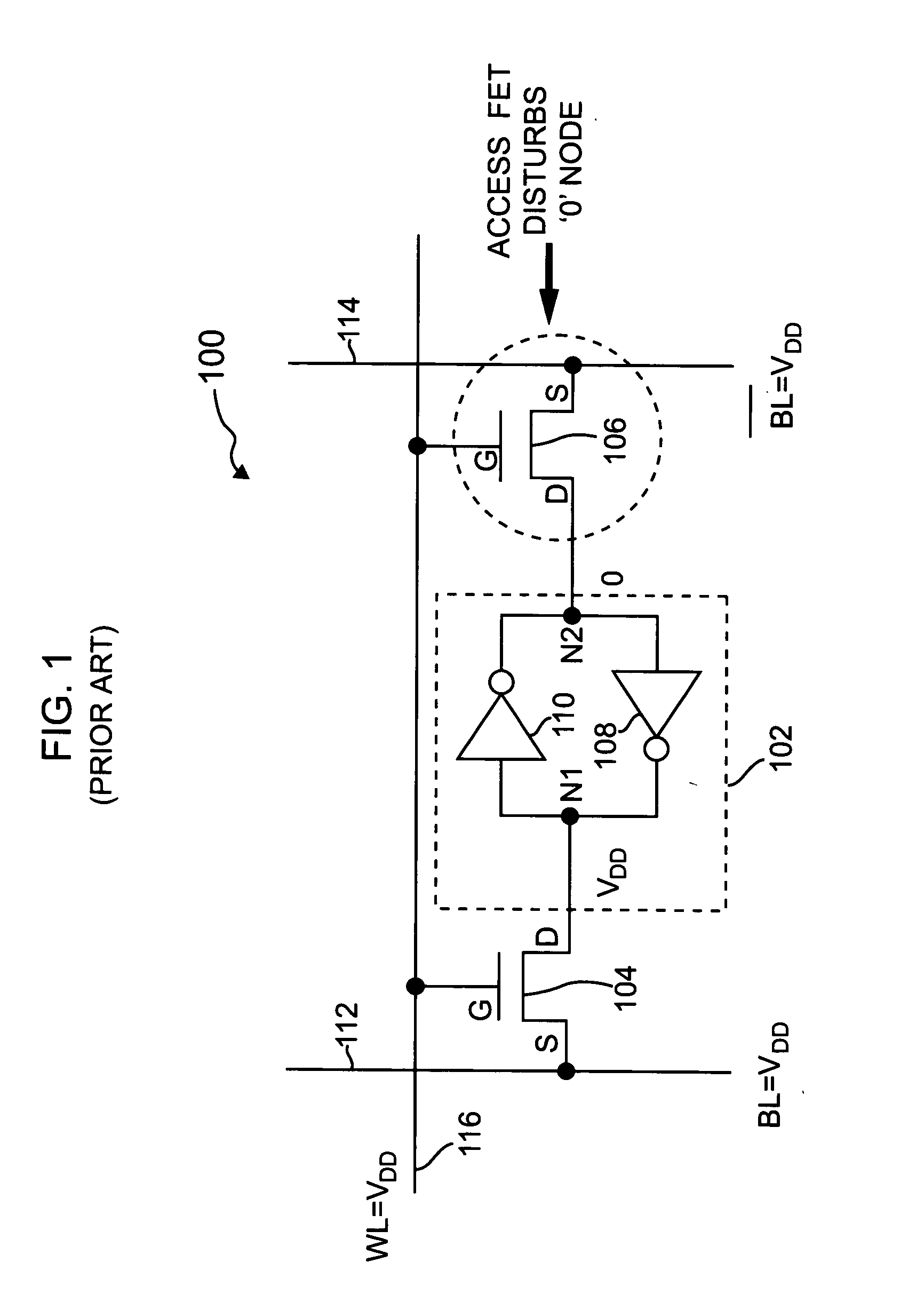 Memory cell having improved read stability