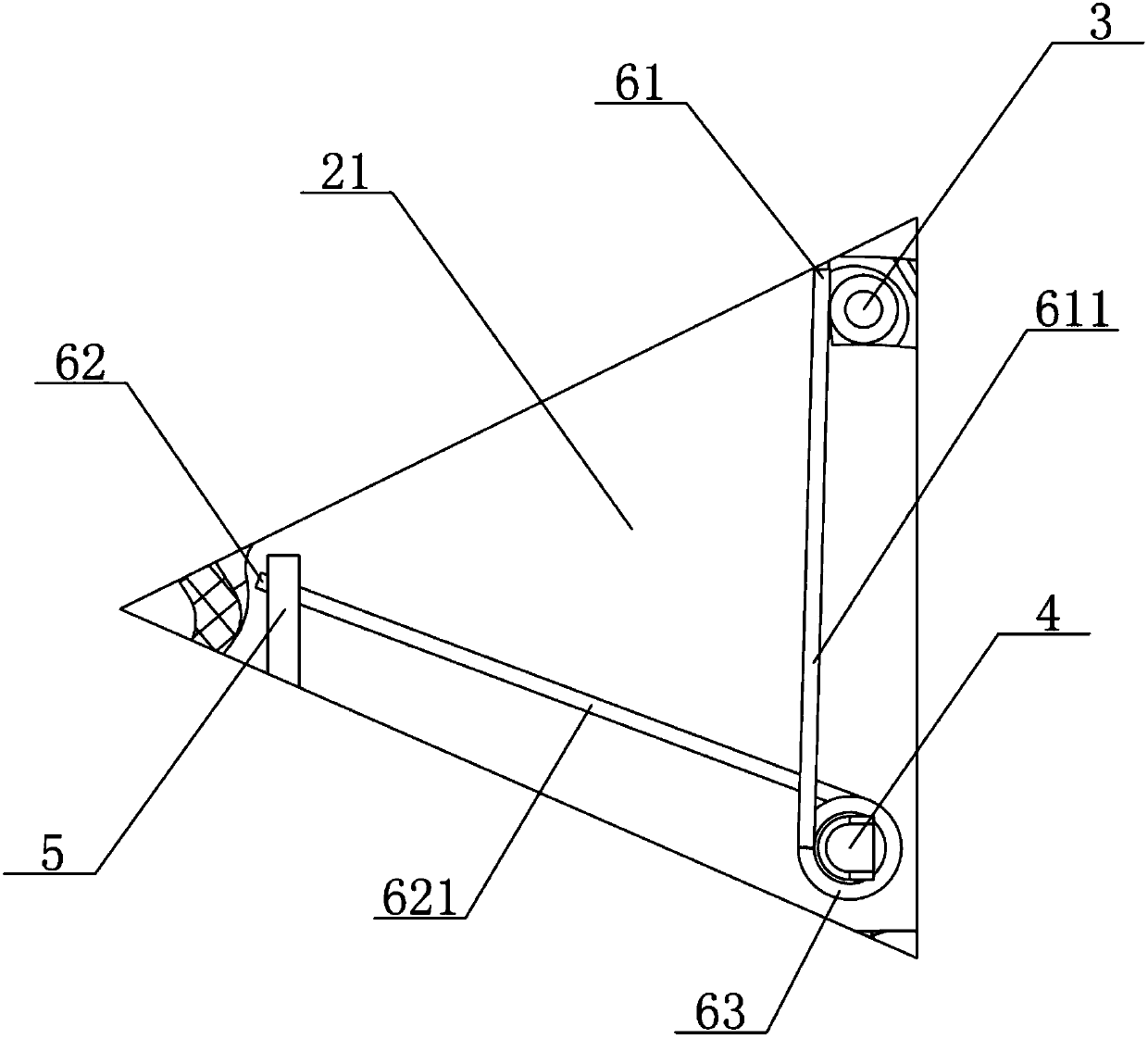 Connecting structure for ground brush and bend of dust collector