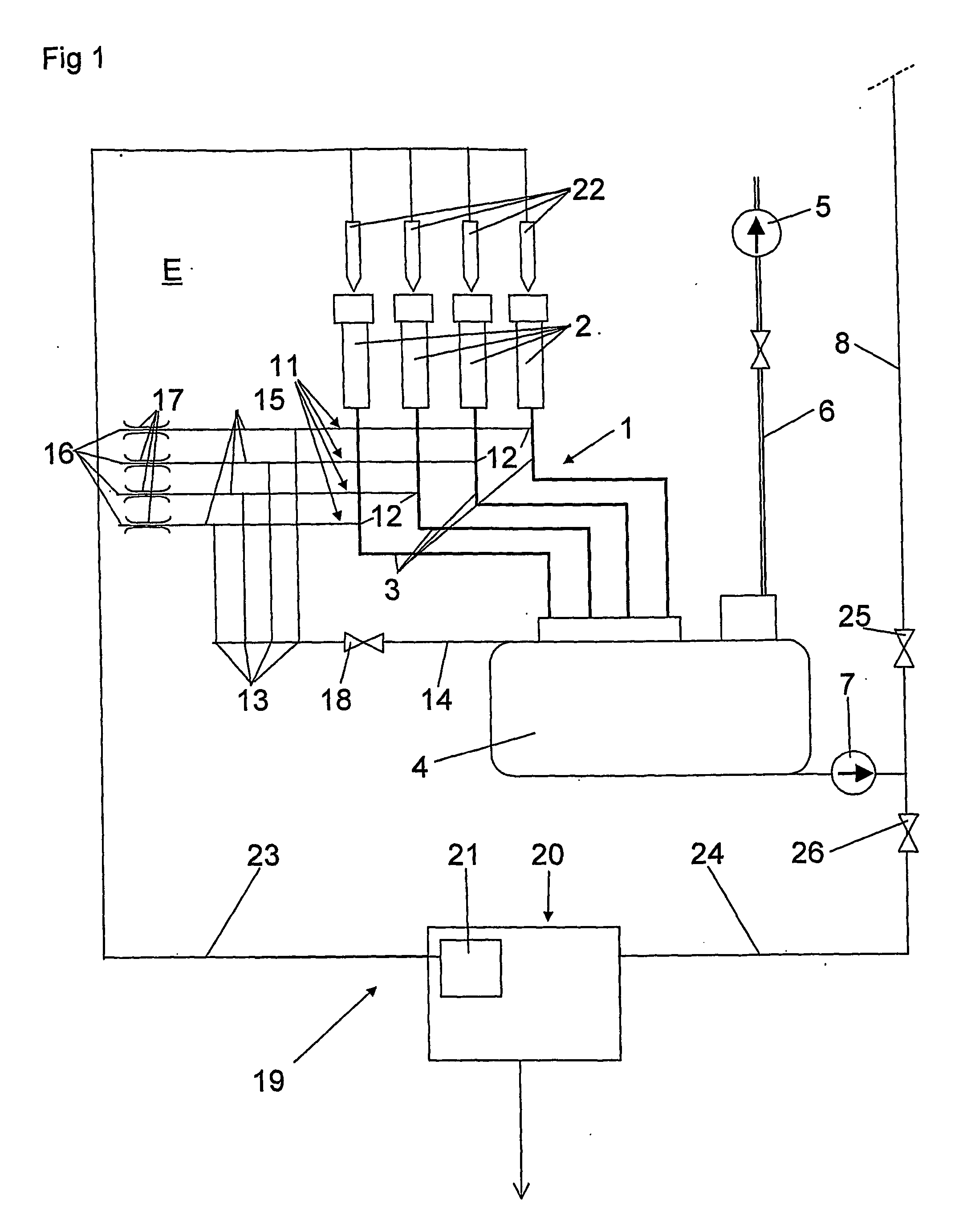 Milking device and a method of handling a milking device