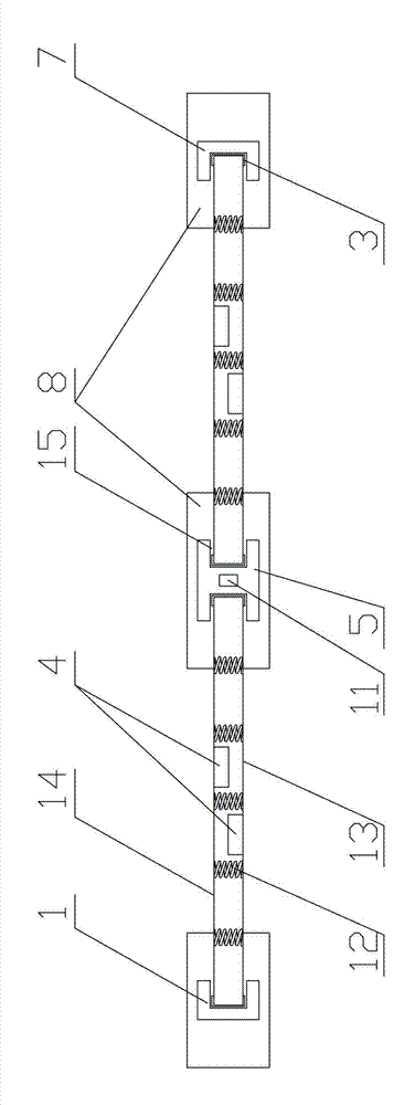 Combined type fireproof explosion prevention partition