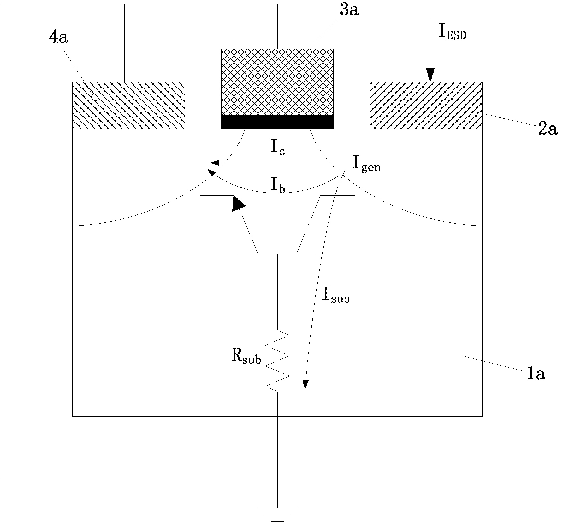 An electro-static discharge protection circuit for an integrated circuit and a manufacturing method thereof