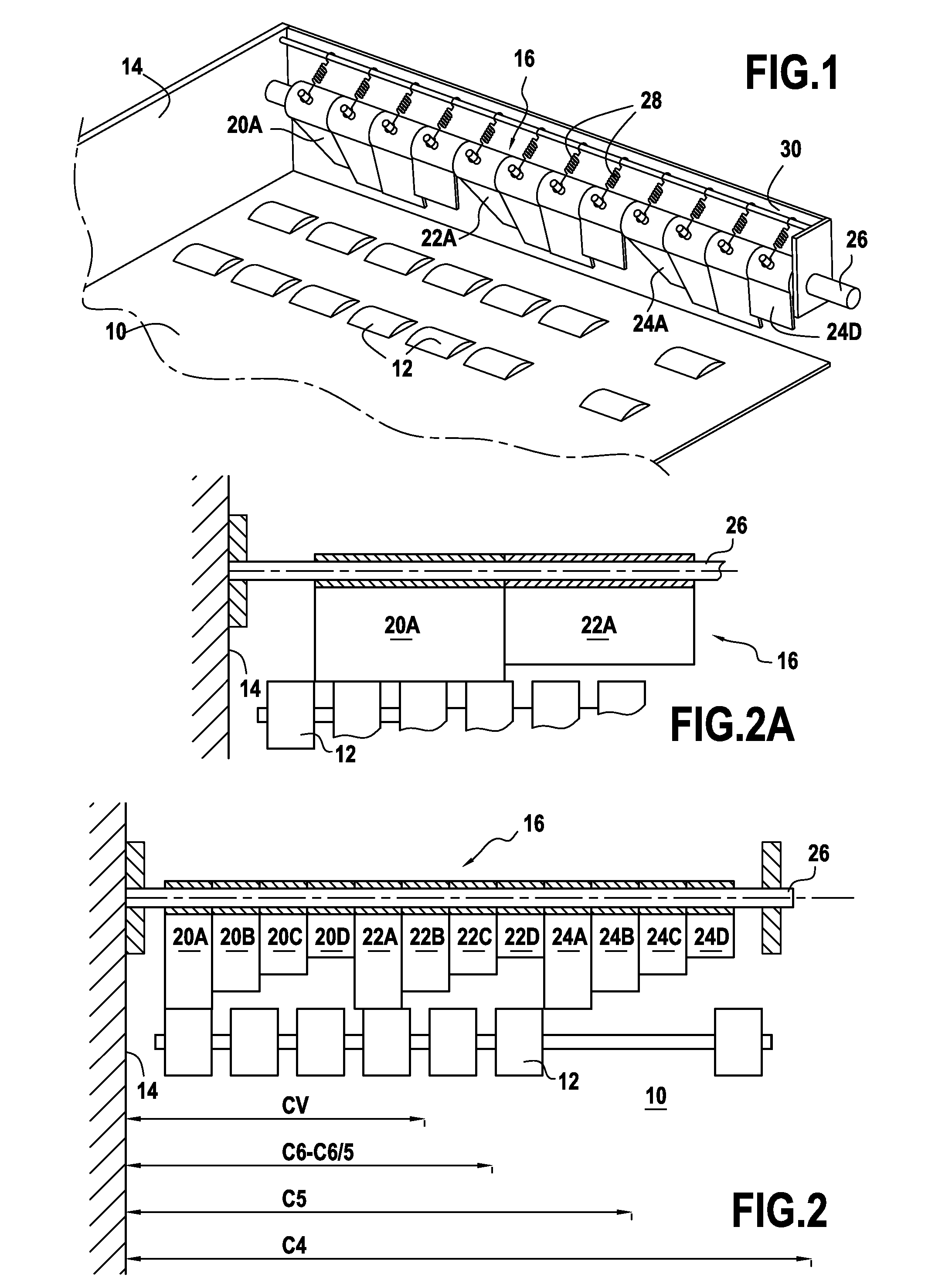 Mailpiece selector device having multiple pivotally-mounted fingers