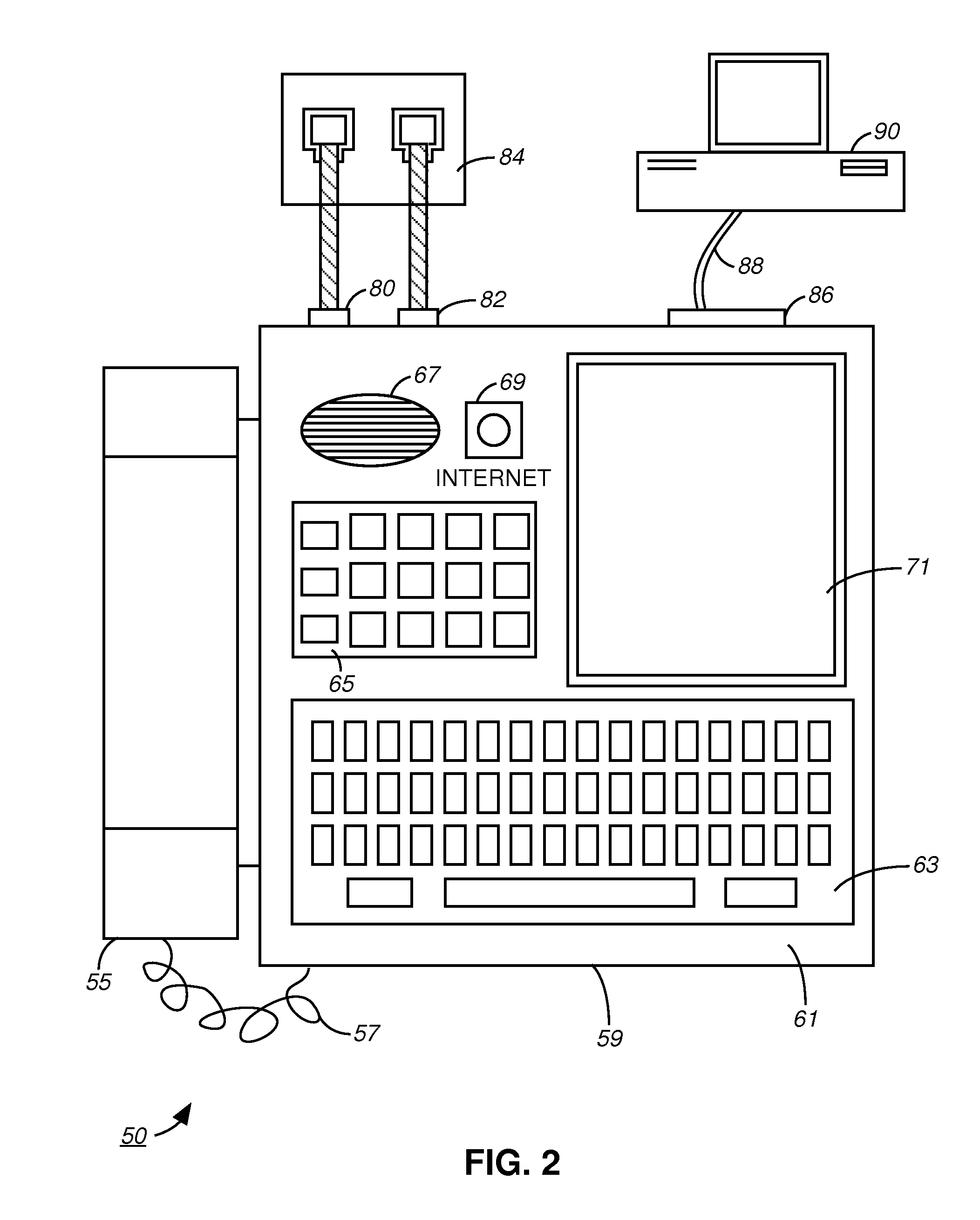 Internet phone system and directory search engine using same