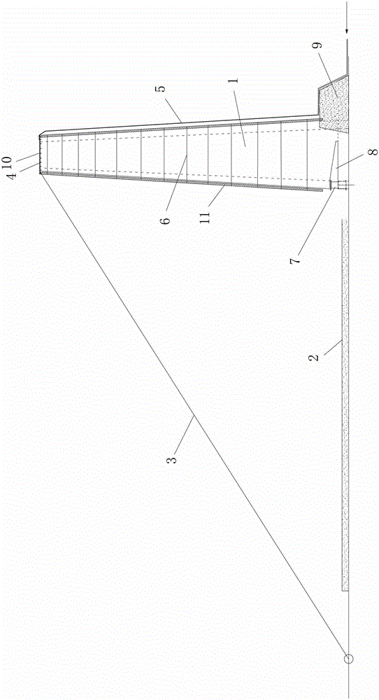 Method for removing reinforced concrete chimney