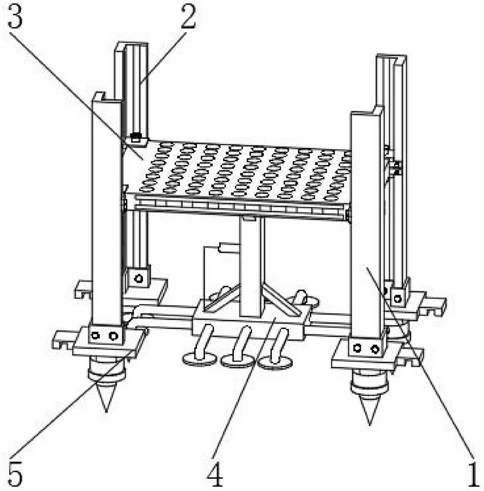 Supporting device for steel structure house construction