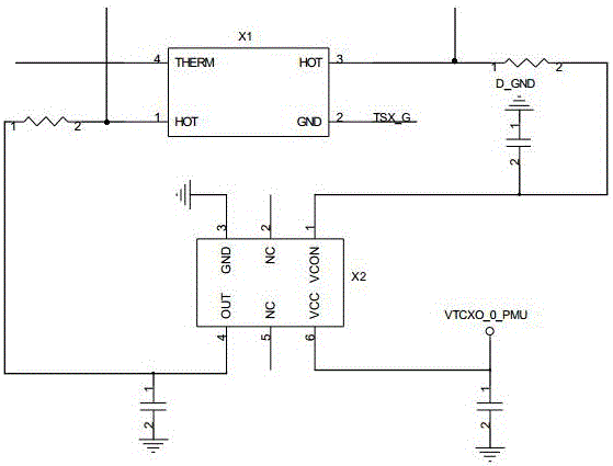 Circuit board compatible with crystal, and circuit thereof