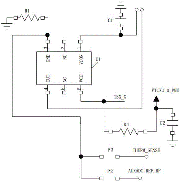 Circuit board compatible with crystal, and circuit thereof