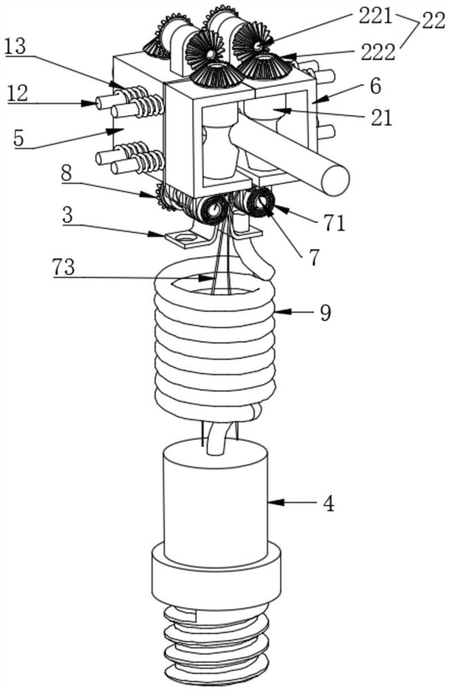 Transmission line debris removal device