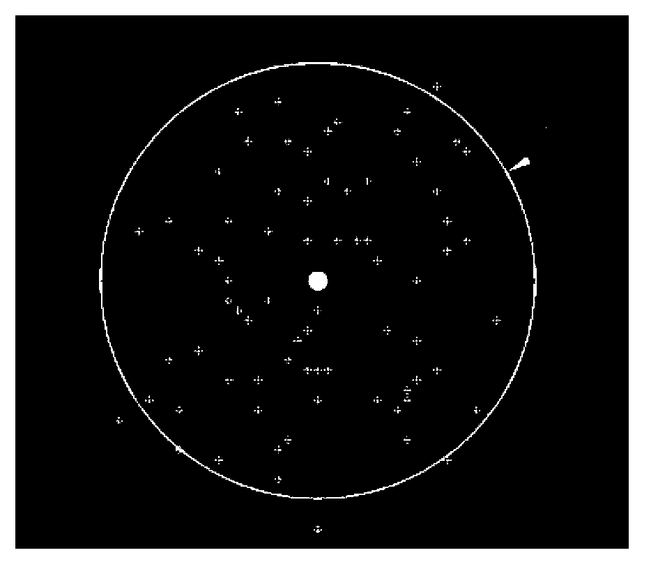 Device and method for detecting optical-axis offset of lens in equipment