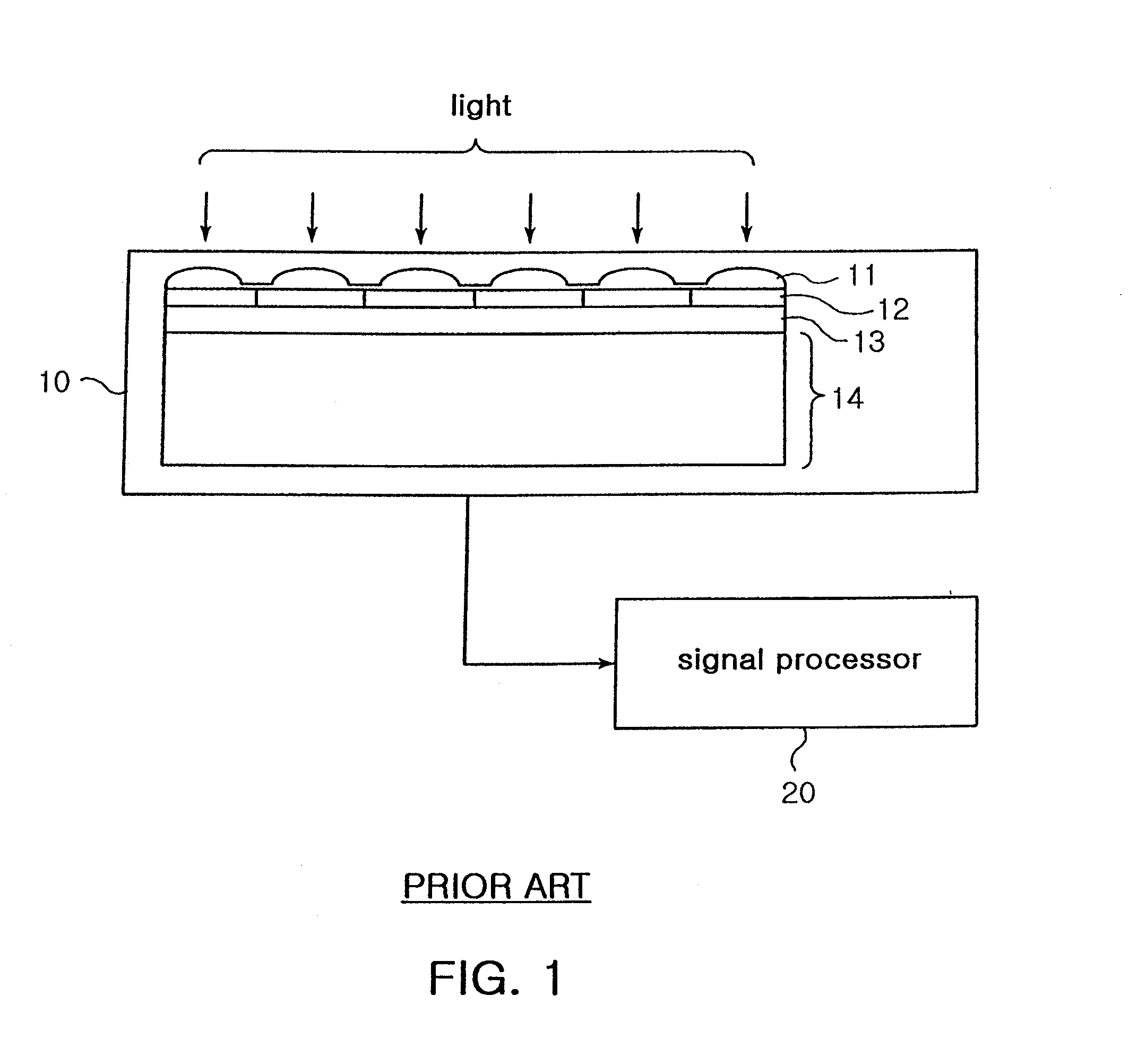 Image sensor for semiconductor light-sensing device and image processing apparatus using the same