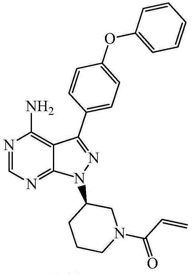 Preparation method of Ibrutinib intermediate