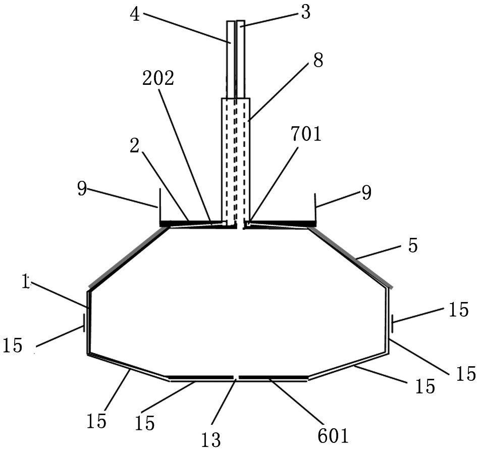 Regular expanded-base size bag injection bag and bag injection molding method