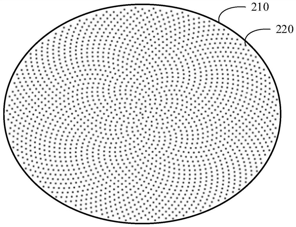 Microstructure arrangement method and diffusion plate