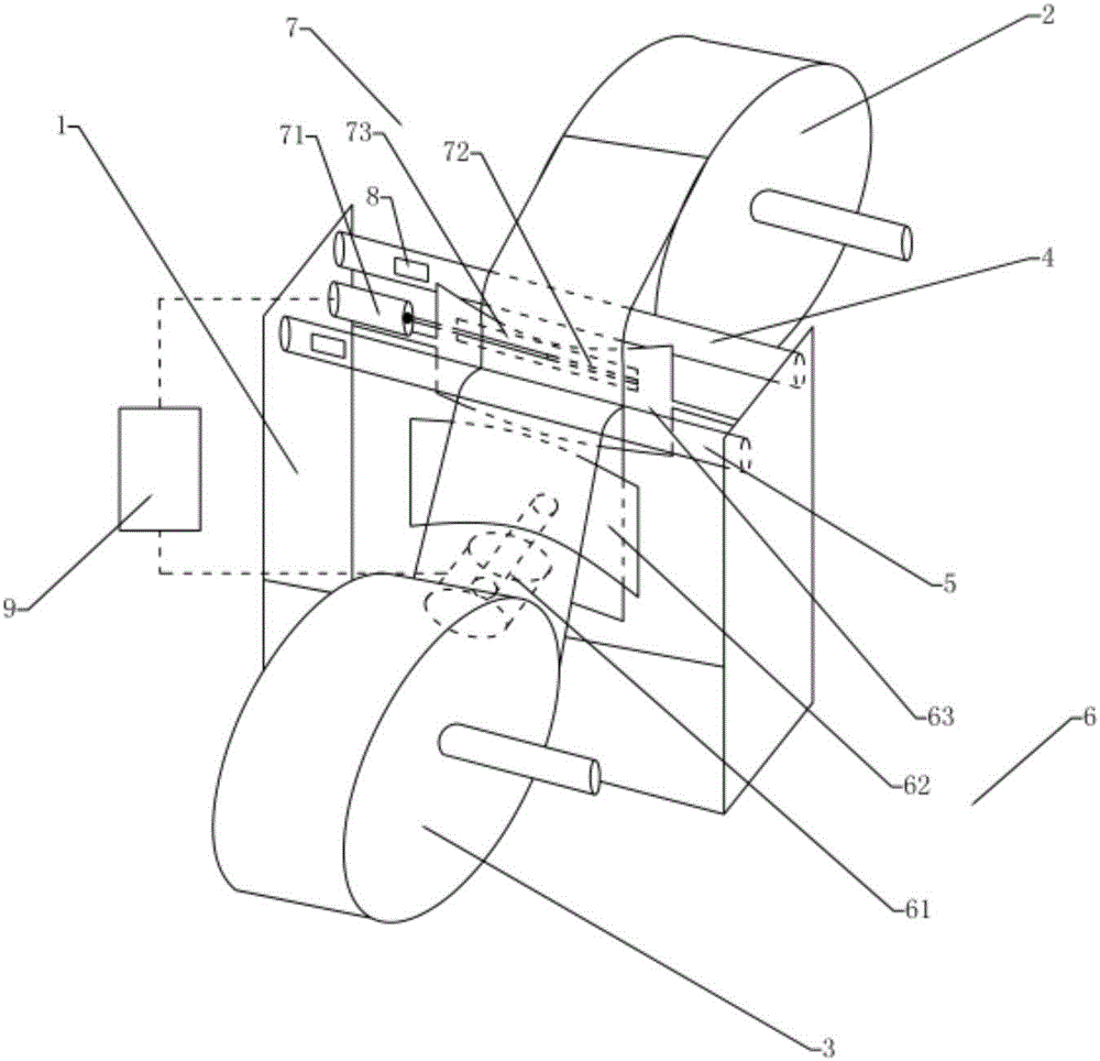 Automatic membrane connecting device