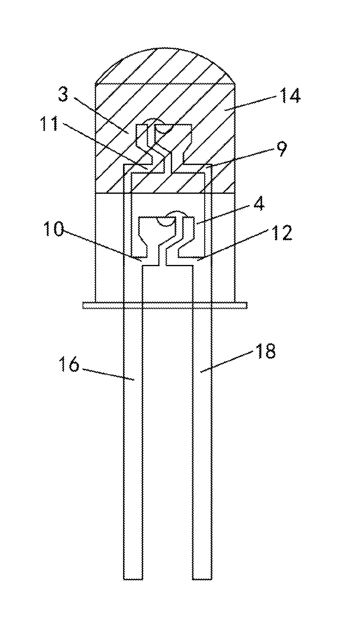 LED lamp beads with multiple light-emitting points