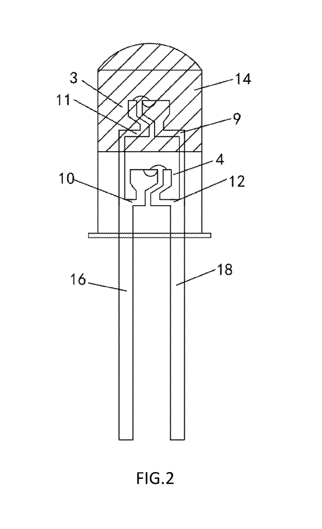 LED lamp beads with multiple light-emitting points