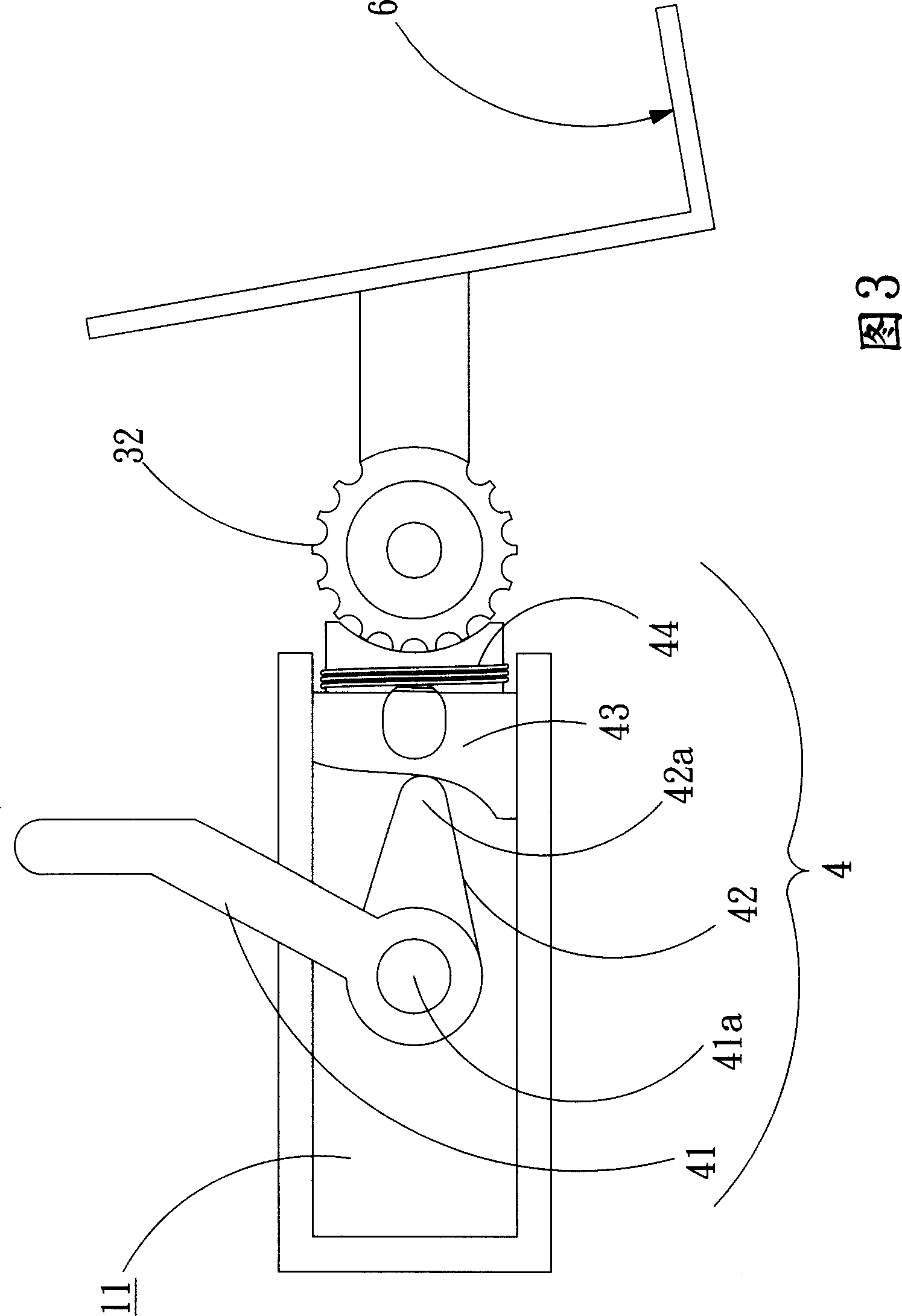 Electronic device fixed rack structure