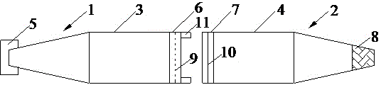 Fast-assembly type circular low-frequency connector