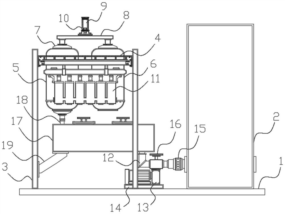 Waste heat utilization device of air compressor