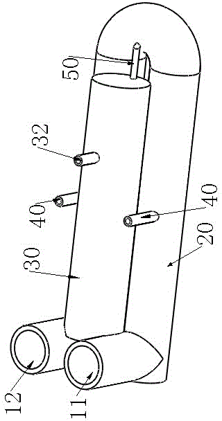 Ultra-efficient methane generation system with curved pneumatic extrusion biogas slurry flow and agitation