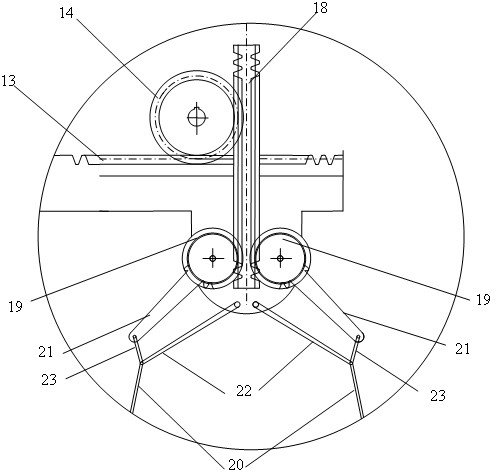 Automatic bowl plate feeding mechanism on rice seeding production line