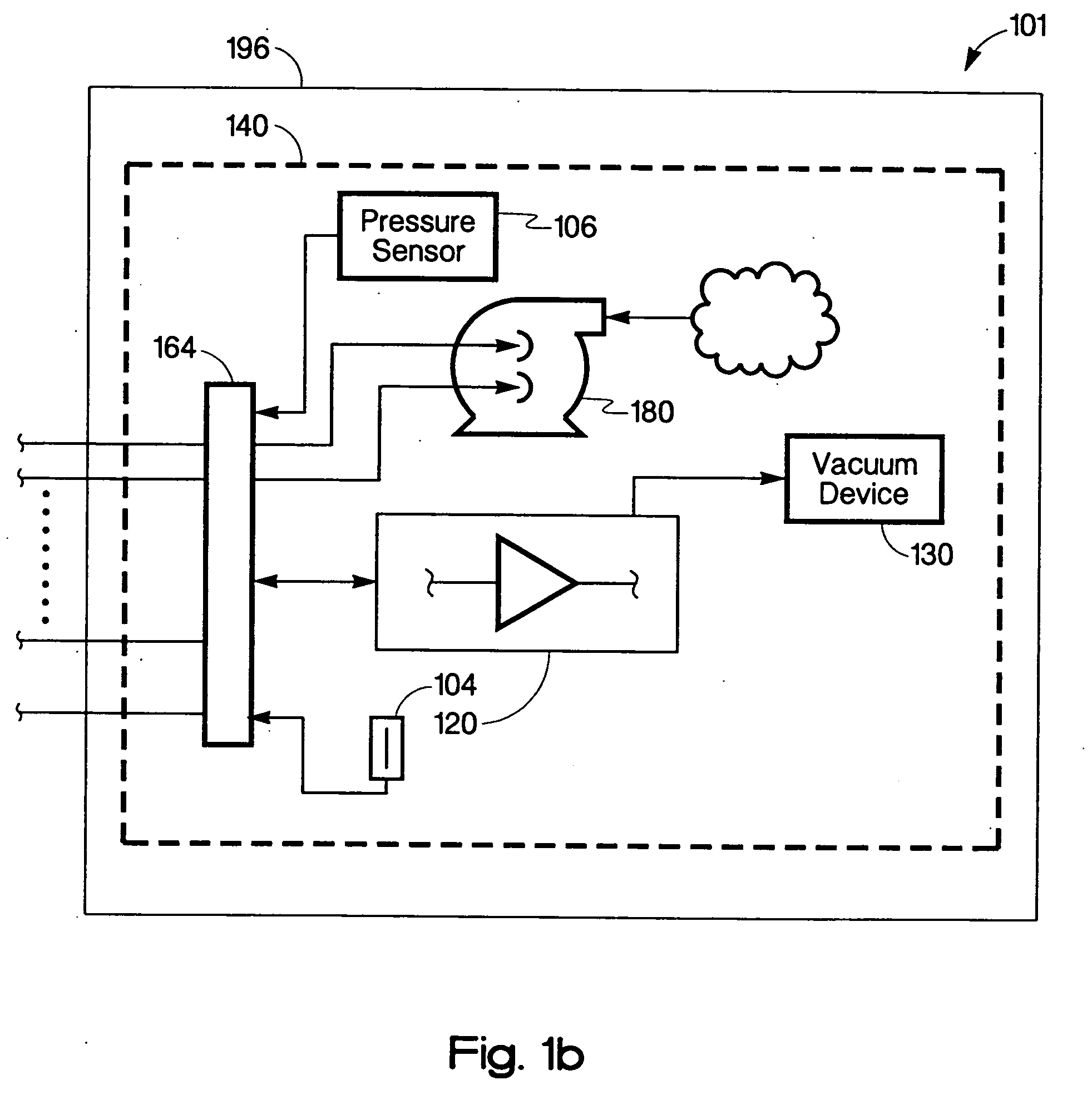 Electronic device sealed under vacuum containing a getter and method of operation