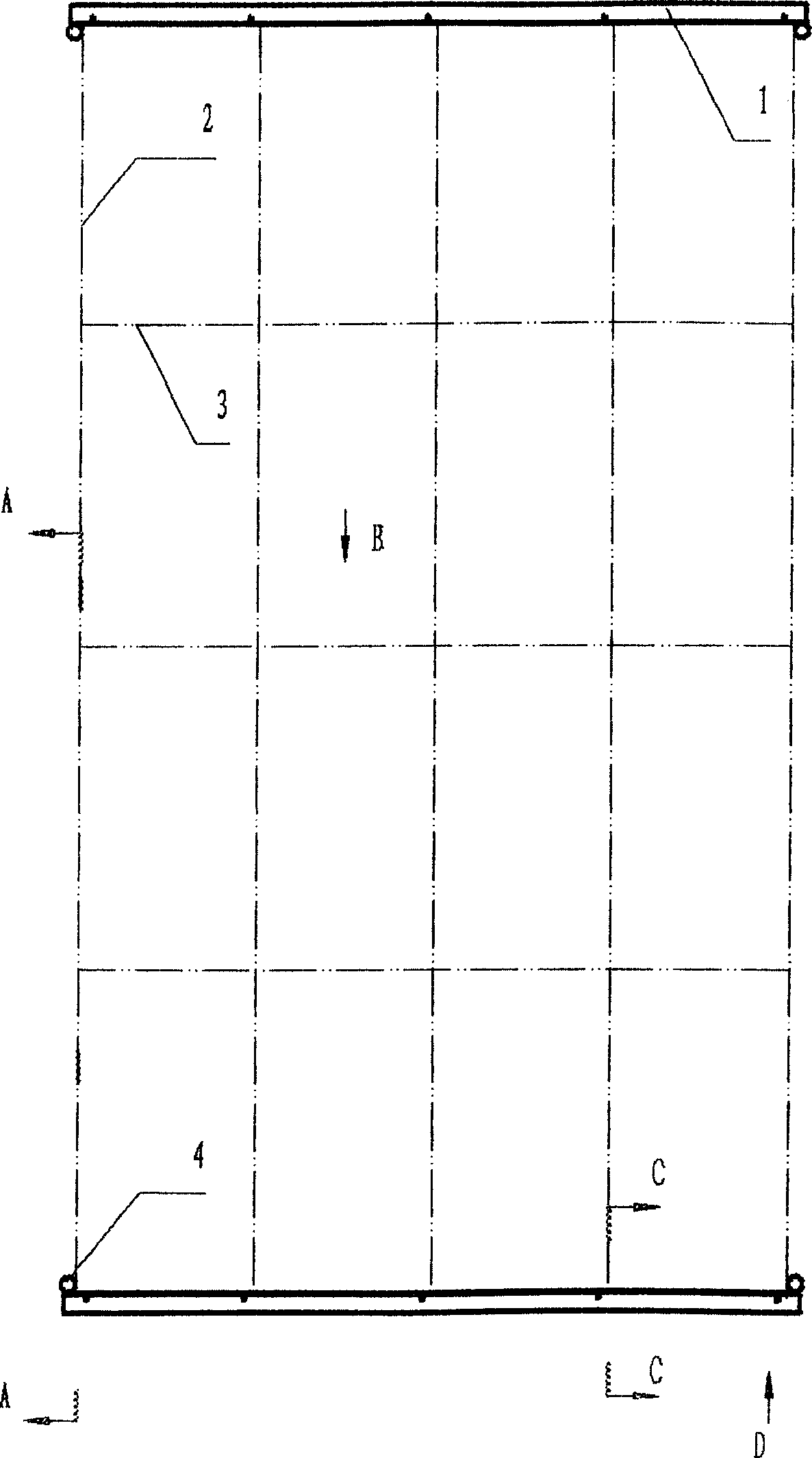 Combined molding board for seedling raising