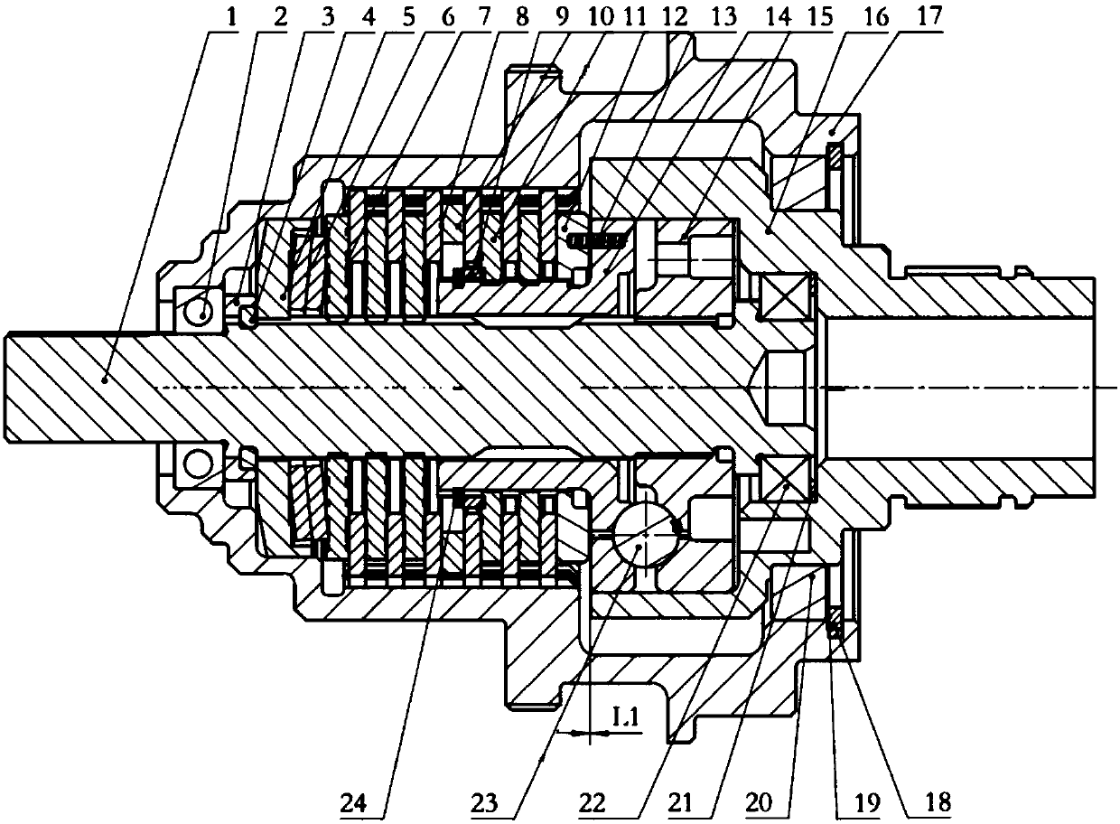 Bi-directional backstop capable of meeting high-speed rotation requirement