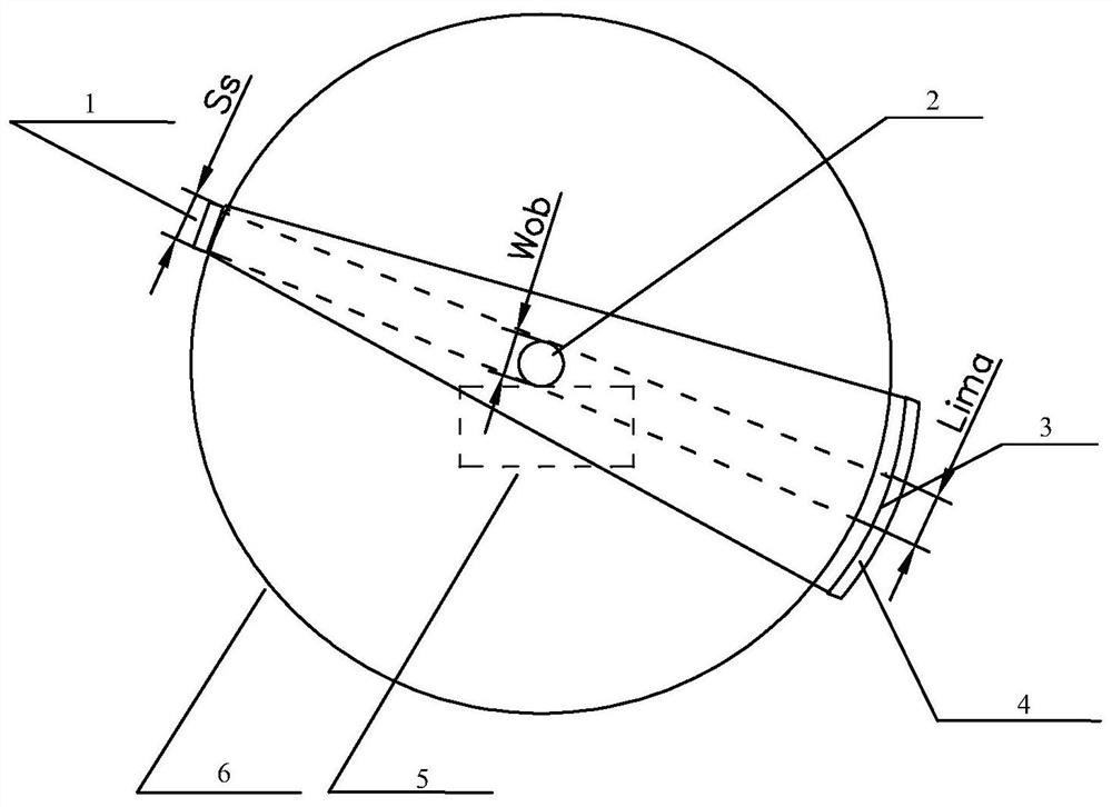 Rock slice amplifying and imaging device, system and method