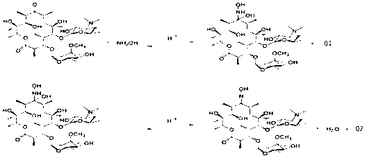 Erythromycin A oxime clean synthetic method and specially-combined reaction equipment for same