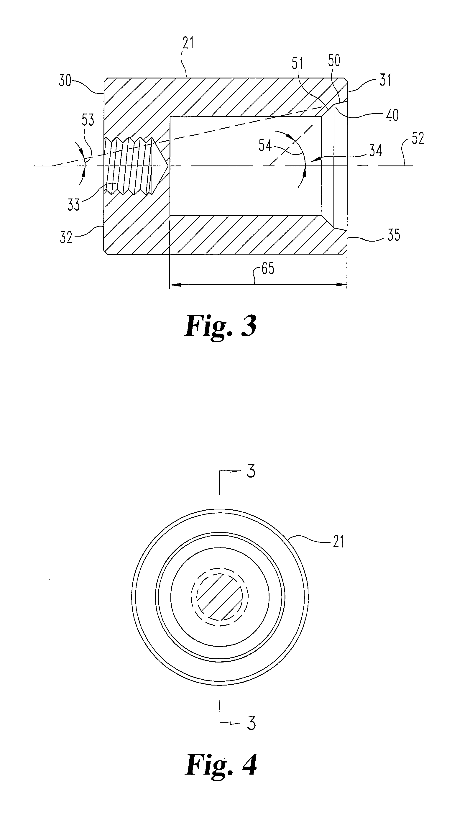 Standoff adaptor for push pin