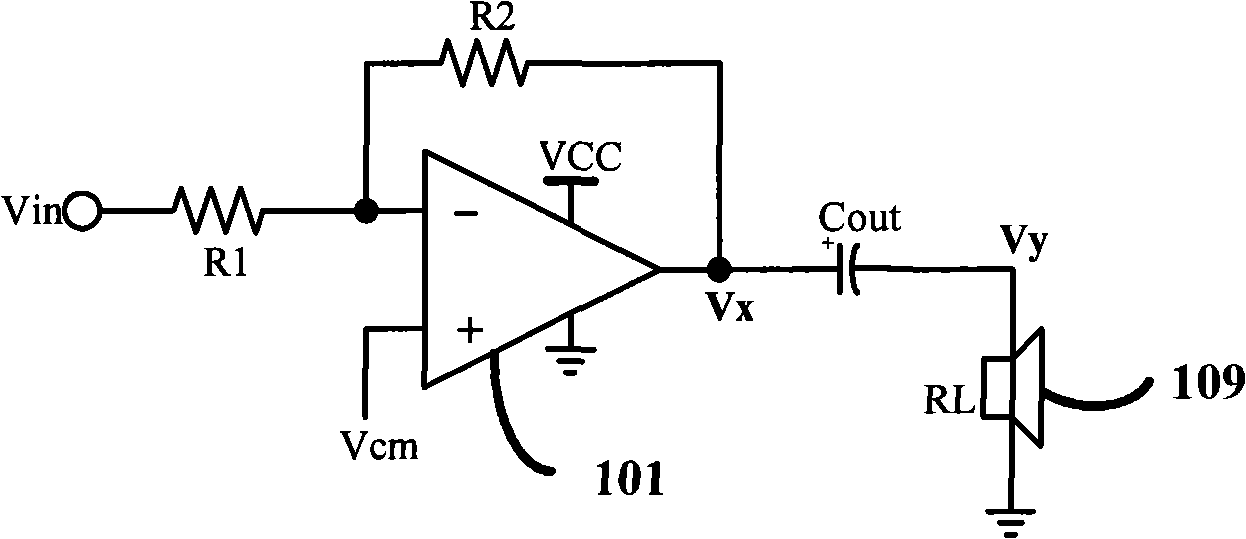 Audio power amplifier with improved low frequency performance